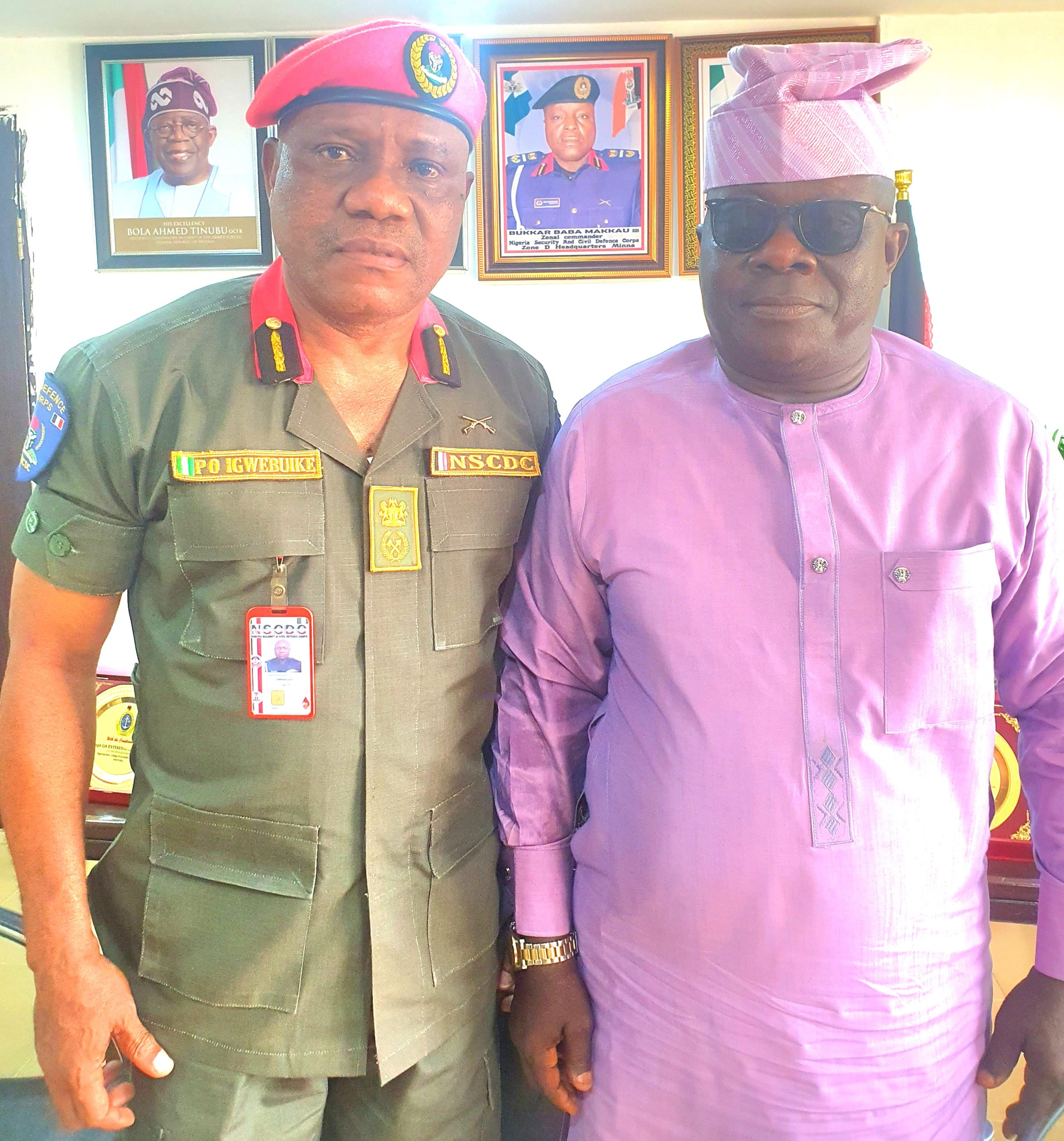 PEOPLE’S SECURITY MONITOR INTERVIEW: Dr. Ahmed Audi Has Stabilized the NSCDC Ahead Of The The Future…Kogi NSCDC Has  Been Of Immense Value To The State Security Workings Says Paul Igwebuike, Kogi NSCDC Commandant