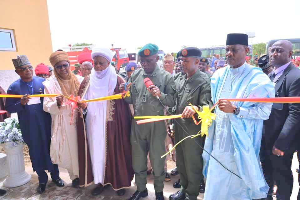 COAS CHARGES TROOPS TO RECIPROCATE ONGOING TRANSFORMATION DRIVE IN THE NA WITH OPERATIONAL EFFECTIVENESS, COMMISSIONS NEW PROJECTS IN OBIENU BARRACKS