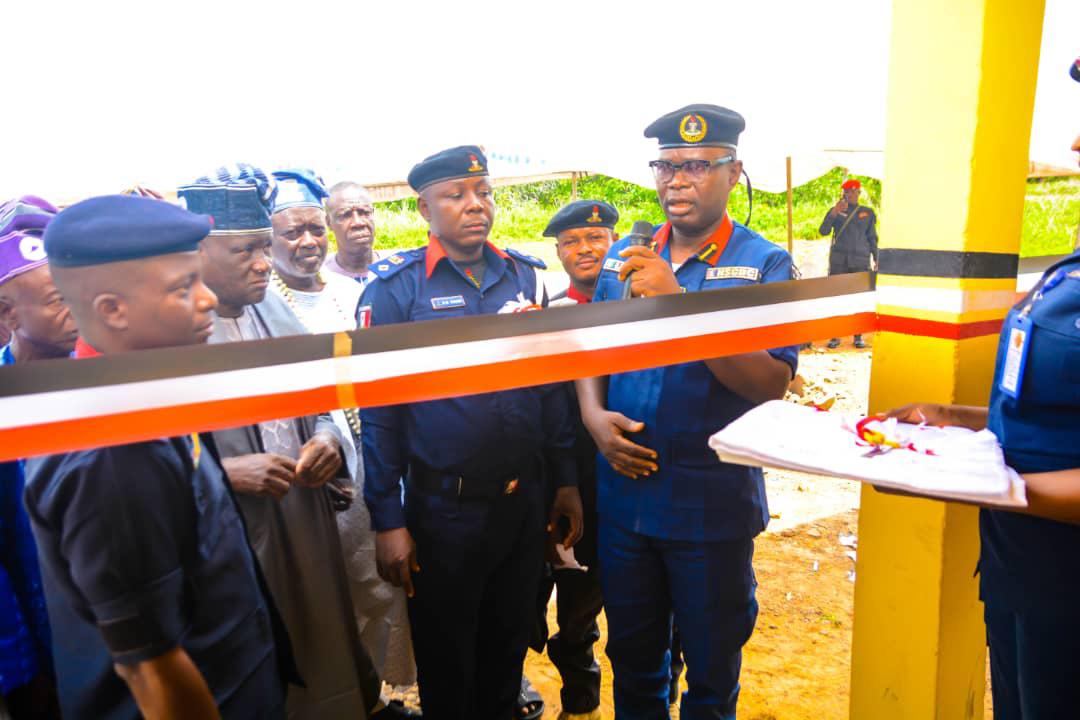 Strengthening Community Safety: NSCDC Commissions New Outpost In Ilupeju