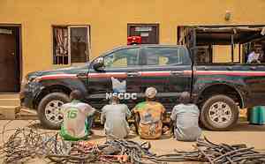 NSCDC arrests suspected vandals, recovers AK-47 rifle in FCT