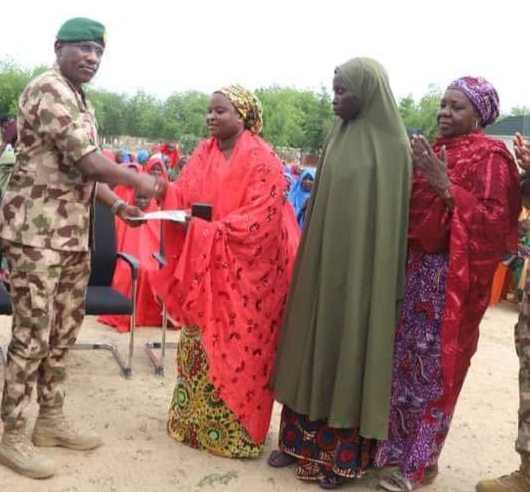 OPERATION HADIN KAI HANDS OVER RESCUED CIVILIANS TO BORNO GOVERNMENT