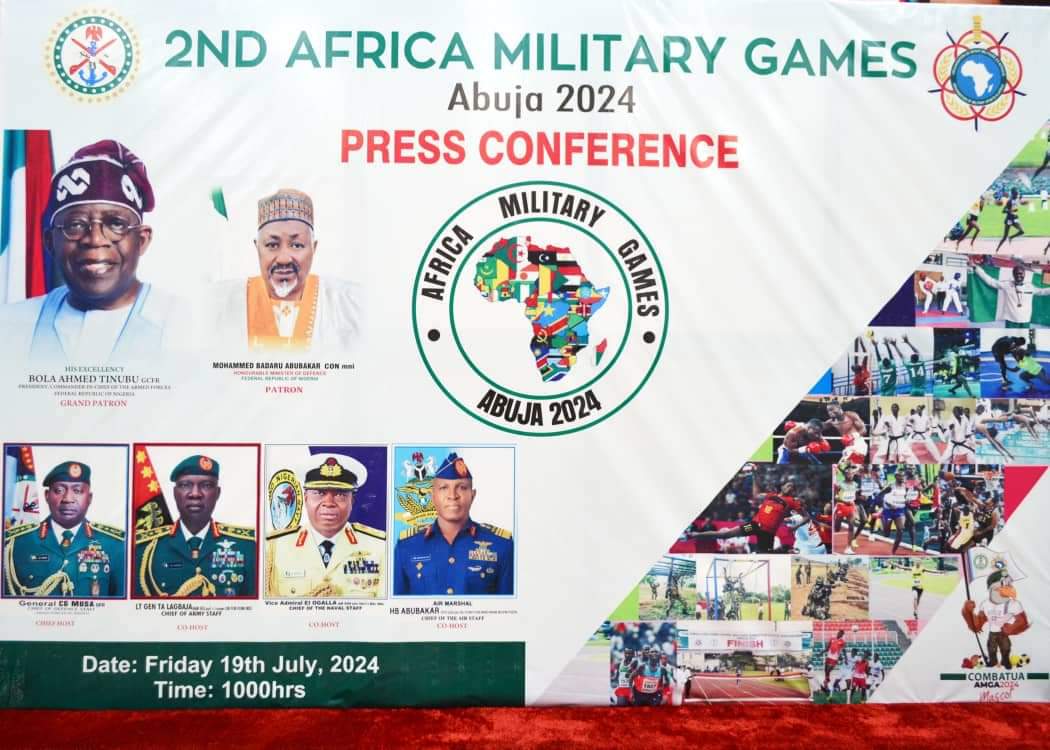 54 AFRICAN NATIONS TO GATHER IN NIGERIA FOR 2ND AFRICA MILITARY GAMES