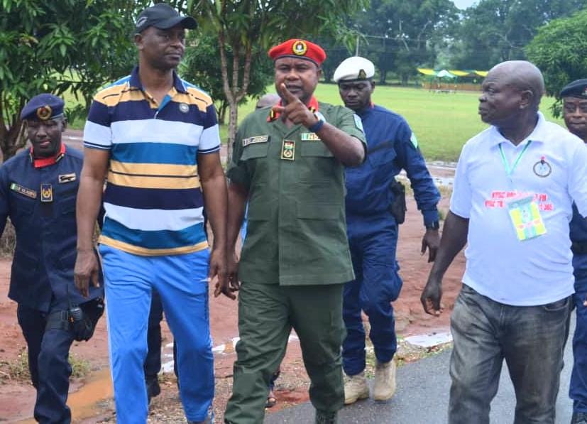 COMMANDANT SULEIMAN TOURS DELTA STATE NYSC ORIENTATION CAMP