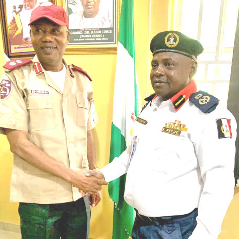 Commandant Kabiru Alkamawa Receives FRSC Sector Commander, Commandant Sabo Maigari