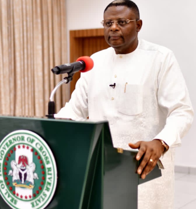 C’River: Gov. Otu commits to good governance, calls for calm in state broadcast