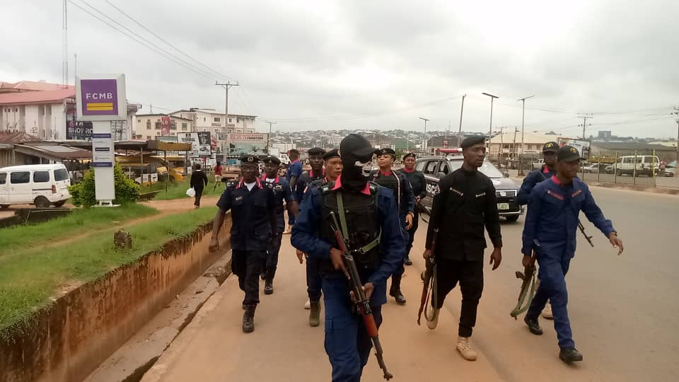 NSCDC begins show of force in Anambra ahead of hunger protest