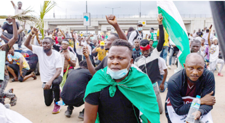 Protest: Pandemonium In Borno As Immigration Officer Shot Self