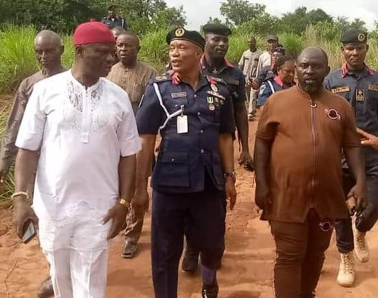 NRI COMMUNITY DONATES FOUR PLOTS OF LAND FOR NSCDC TRAINING AND OFFICE COMPLEX FOR AREA D COMMAND HEADQUARTERS