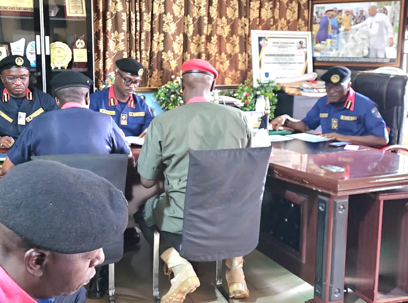 IMO NSCDC COMMANDANT, MATHEW OVYE CHARGES HIS PERSONNEL TO EXHIBIT DISPLINE IMO STATE COMM