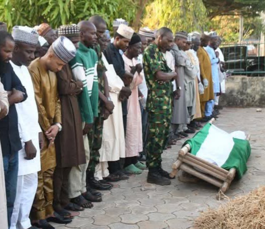 LATE BRIGADIER GENERAL SAIDU TAFIDA LAID TO REST IN KADUNA ON 29 JANUARY 2025