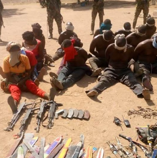 6 BRIGADE NIGERIAN ARMY TROOPS NEUTRALIZE BANDIT, RECOVER CACHE OF ARMS IN TARABA