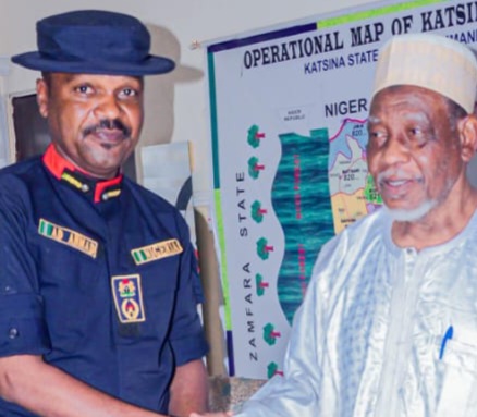 COMMANDANT AHMAD RECEIVES THE CHAIRMAN ALPSPN KATSINA STATE CHAPTER