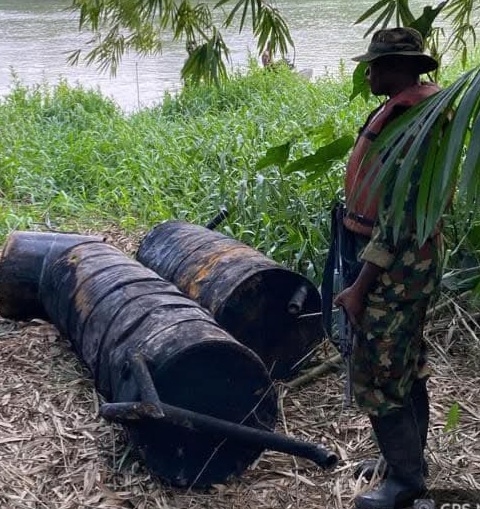 TROOPS SURGE OPERATIONS AGAINST OIL THIEVES, ARREST 16, CONFISCATE OVER 24,000 LITRES OF STOLEN PRODUCTS