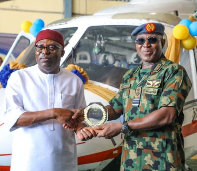 RIVERS STATE DONATES HELICOPTER TO NAF FOR PROTECTION OF CRITICAL NATIONAL INFRASTRUCTURE