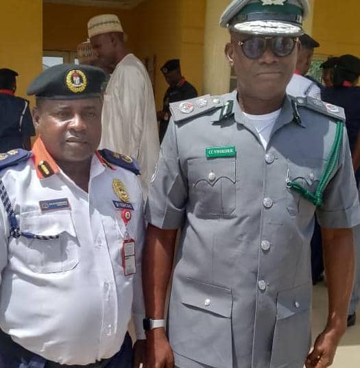 Courtesy Visit: Customs Comptroller, Area Command, Kebbi State, Visits NSCDC Commandant