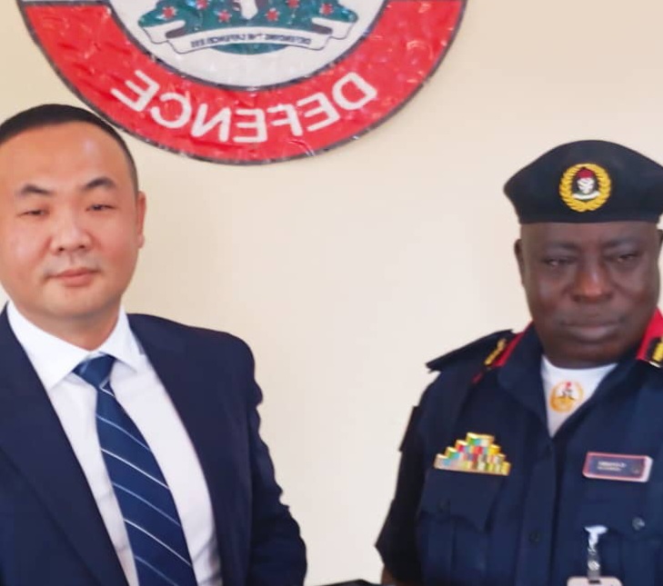 Nigeria Security and Civil Defence Corps (NSCDC) Gombe State Command Hosts Managing Director of Real Golden Ocean Investment