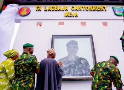 Army Renames Ikeja Cantonment After Late COAS, Lagbaja