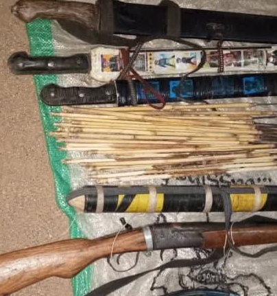 OPERATION LAFIYAN JAMAA: 6 BRIGADE TROOPS NEUTRALIZE TWO TERRORISTS, RECOVER WEAPONS, AND DESTROY BANDITS’ CAMPS IN TARABA STATE