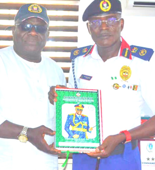 Delta NSCDC Commandant, Sunday Ovye Receives CG Audi’s Compendium of Achievements, Says His Leadership Serves As A Motivating Spirit For Personnel