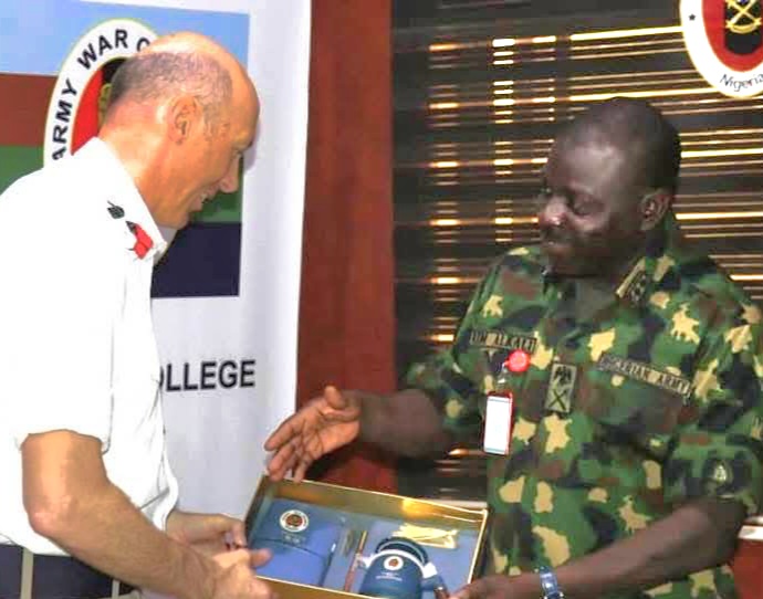 UK DEFENCE ADVISER VISITS ARMY WAR COLLEGE NIGERIA, PLEDGES CONTINUED MILITARY COOPERATION