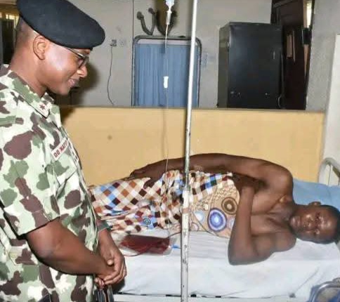 NYSC DG VISITS HOSPITALIZED CORPS MEMBERS IN ILORIN
