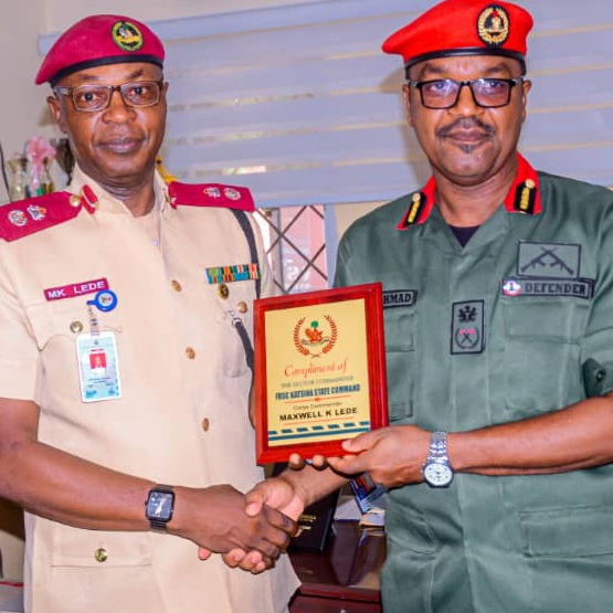 COMMANDANT AHMAD RECEIVES SECTOR COMMANDER FRSC  KATSINA SECTOR COMMAND, RESIDENT ANTI-CORRUPTION COMMISSIONER (RACC) ICPC