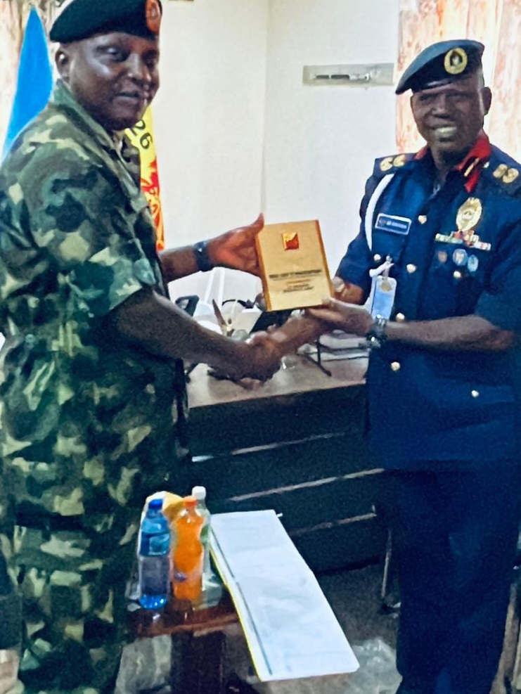 NSCDC JIGAWA STATE COMMANDANT VISITS BRIGADIER COMMANDER, 26 ARMORED BRIGADE, JIGAWA STATE VIGILANTE COMMANDANT