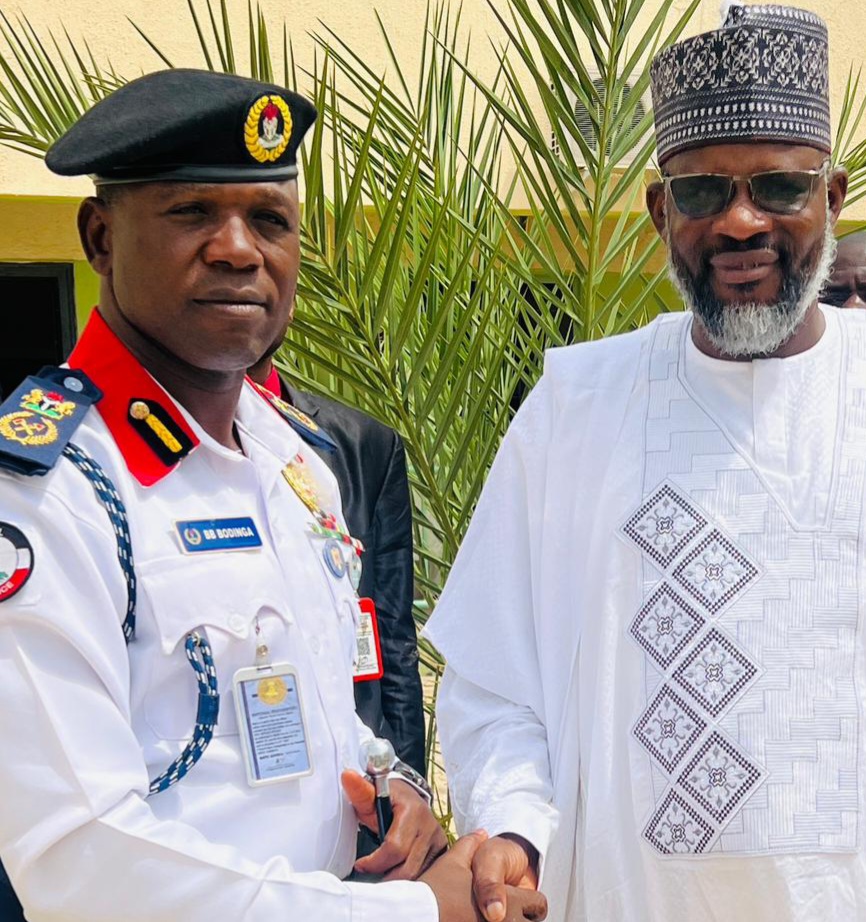 NSCDC Jigawa State Commandant Pays Courtesy Visit to Honorable Speaker, Jigawa State House of Assembly