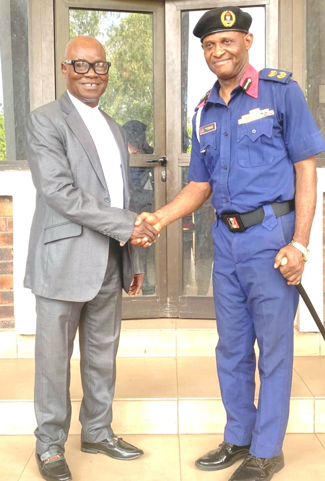 NSCDC Enugu State Commandant Pays Courtesy Visit to Chief Judge of Enugu State