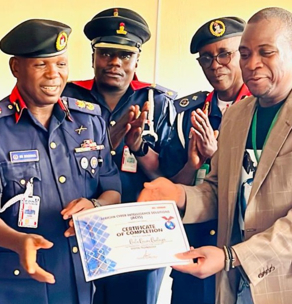 AFRICAN CYBER INTELLIGENCE SOLUTION HONOURS NSCDC JIGAWA STATE COMMANDANT WITH GALLANTRY AWARD, PRESENTS CERTIFICATES TO OFFICERS AND MEN