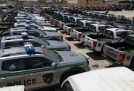 Gov. Lawal inaugurates 140 security vehicles, 50 mass transit buses