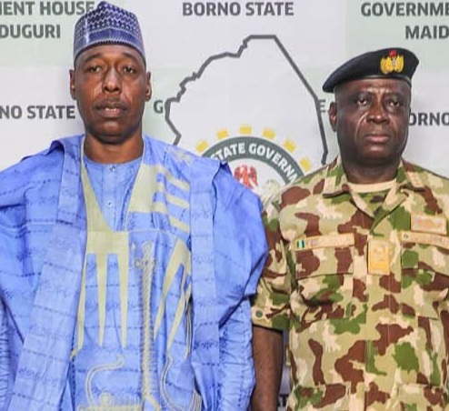 CHIEF OF THE NAVAL STAFF ONE DAY OPERATIONAL VISIT TO BORNO STATE