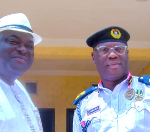 EDO MINES COMMISSIONER, ANDREW IJAGBAI PAYS COURTESY VISIT TO EDO NSCDC COMMANDANT, GBENGA AGUN