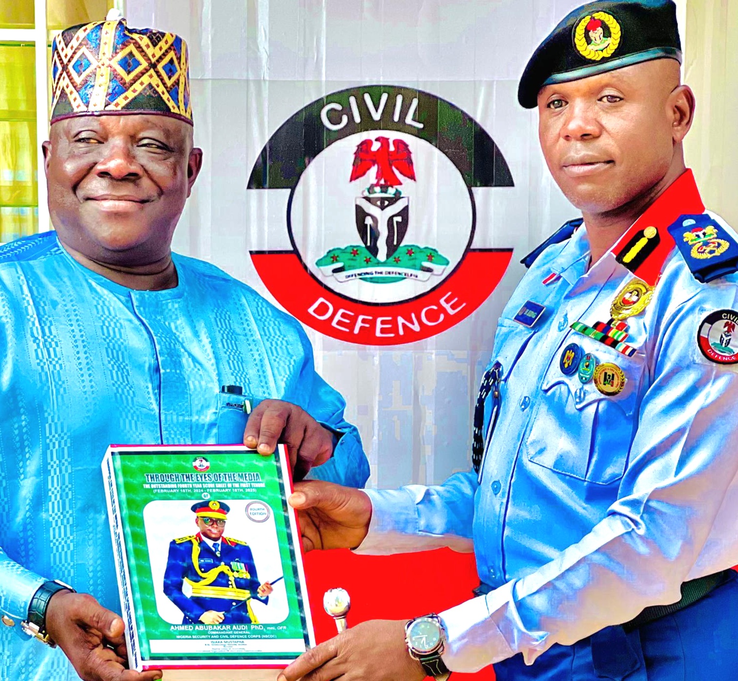 Commandant Bala Bodinga Receives CG Audi’s Compendium of Achievements, Says His Vision Drives NSCDC’s Improved Performance