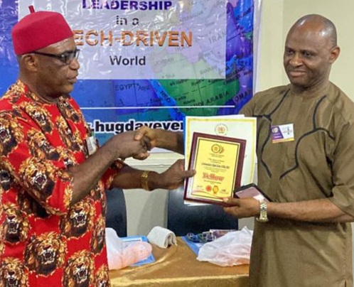ENUGU STATE COMMANDANT HONOURED WITH PRESTIGIOUS ADMINISTRATIVE AWARD AND INDUCTION AS FELLOW OF THE INSTITUTE OF CORPORATE ADMINISTRATION