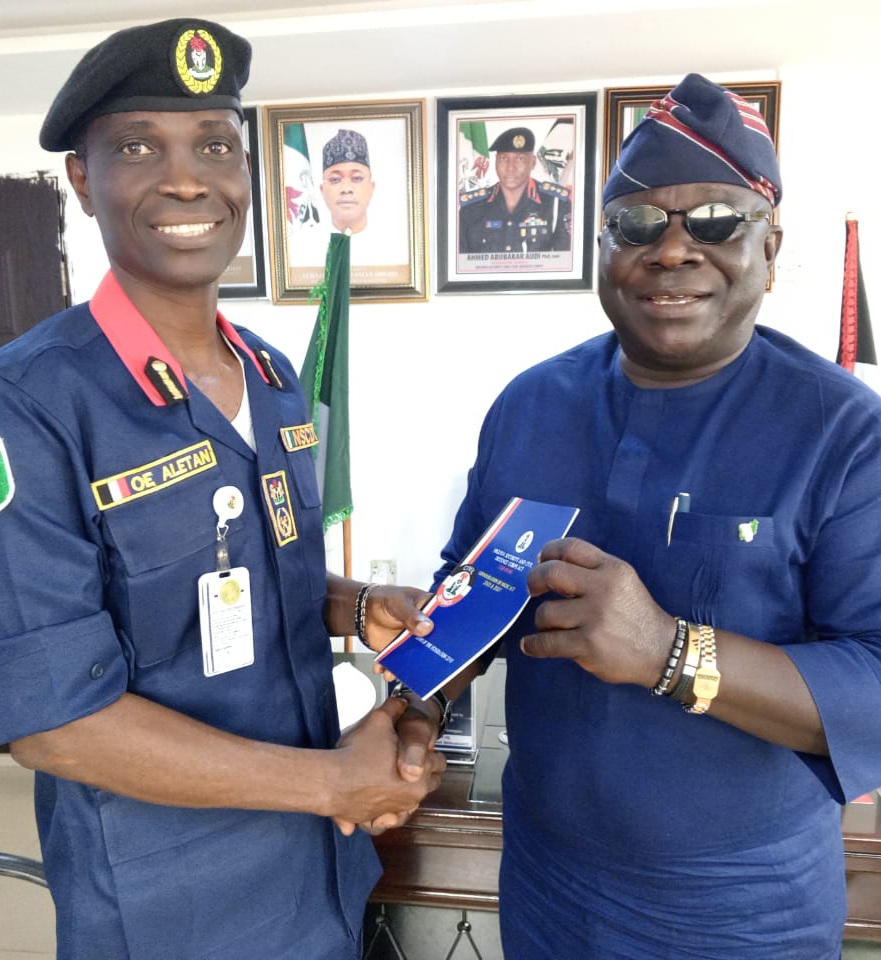 People’s Security Monitor: Kogi NSCDC New Commandant, Aletan Olumide Ebenezer, Hosts People’s Security Monitor Editor-in-Chief, Isiaka Mustapha, Describes Him as a Security Enthusiast, Teusted Ally of the NSCDC and a Relevant Player in Nigeria’s Security Sector