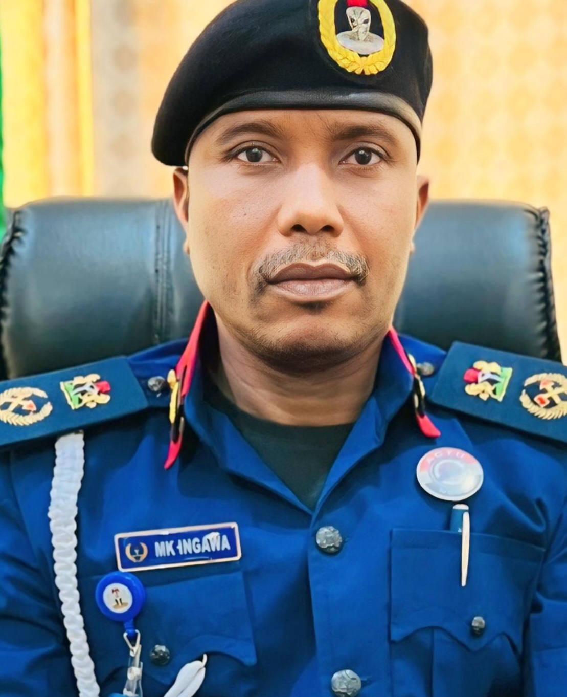 KU HADU DA COMMANDANT MUHAMMAD KABIRU INGAWA, JAGORIN TSARO MAI KWAZO 13th SUBSTANTIVE COMMANDANT NA NSCDC, JIHAR JIGAWA