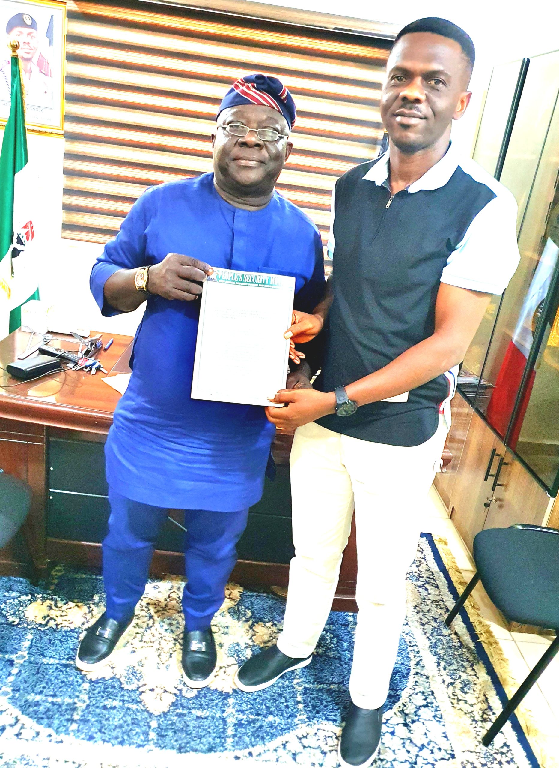 NSCDC Special Mining Marshals Commander, ACC John Onoja Attah, Receives Nomination Letter for 2025 People’s Security Monitor Security Summit and Recognition Award