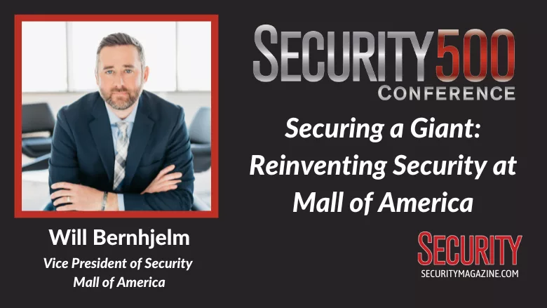 Will Bernhjelm to Deliver Keynote at 2025 SECURITY 500 Conference