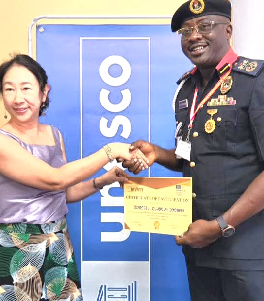 NSCDC FCT Commandant Odumosu Delivers Key Paper on Protecting Female Journalists at Uganda Workshop