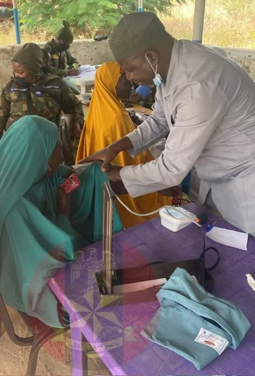 Rundunar Sojin Najeriya Ta Kaddamar da Ayyukan Kiwon Lafiya Kyauta a Faskari, Ta Kara Karfafa Goyon Bayan Al’umma a Jihar Katsina