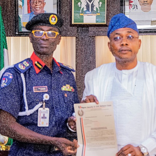 KWAMANDAN NSCDC NA JIHAR KOGI, ALETAN OLUMIDE E., YA MIKA TAKARDAR AMANA GA GWAMNAN JIHAR KOGI, ALHAJI AHMED USMAN ODODO