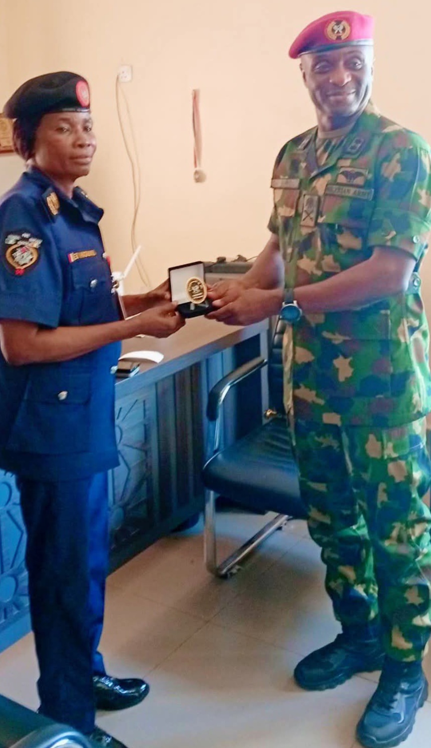 FEDERAL FIRE SERVICE HOSTS COMMANDER OF NIGERIAN ARMY 4 SPECIAL FORCES TO BOOST INTER-AGENCY COLLABORATION