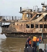 Navy Rescues 20 from Burning Vessel Off Calabar Coast; Chief Engineer Missing