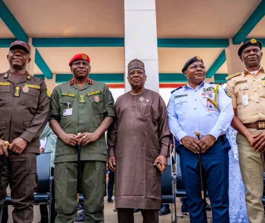 Gathering of Brain Boxes of Nigerian Paramilitary Agencies at Fire Service Decoration Ceremony