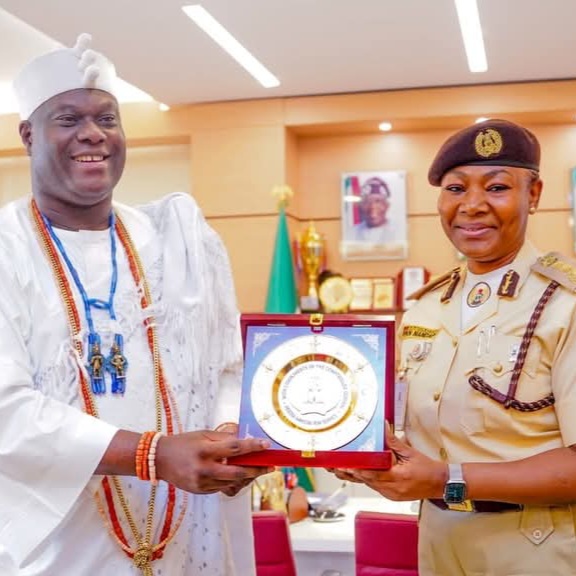 Ooni of Ife Visits Nigeria Immigration Service Headquarters for Diplomatic Passport Renewal