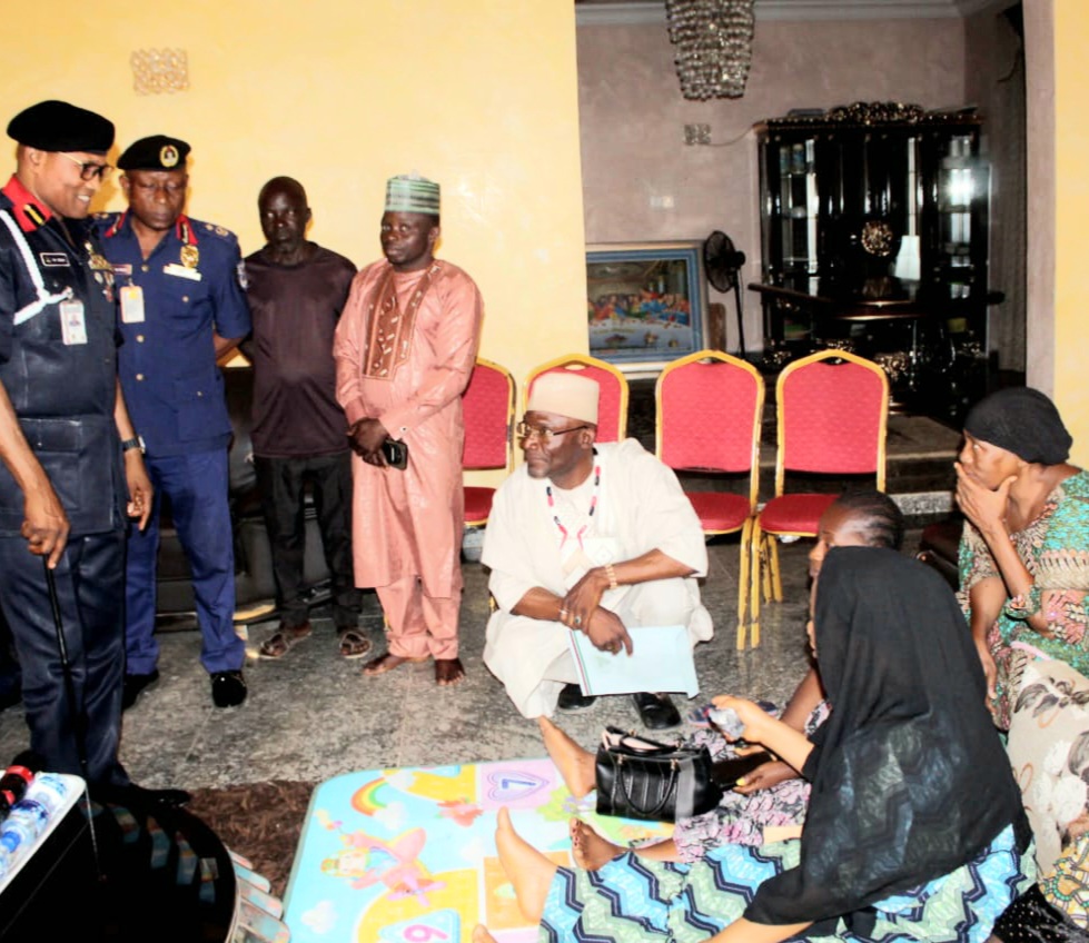 NSCDC Nasarawa State Command Mourns Late Senator Godiya Akwashiki, Pays Condolence Visit to Family
