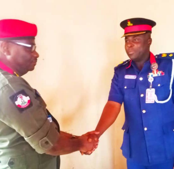 CSC Buhari Saad Promoted as NSCDC Gombe Command Decorates 85 Officers