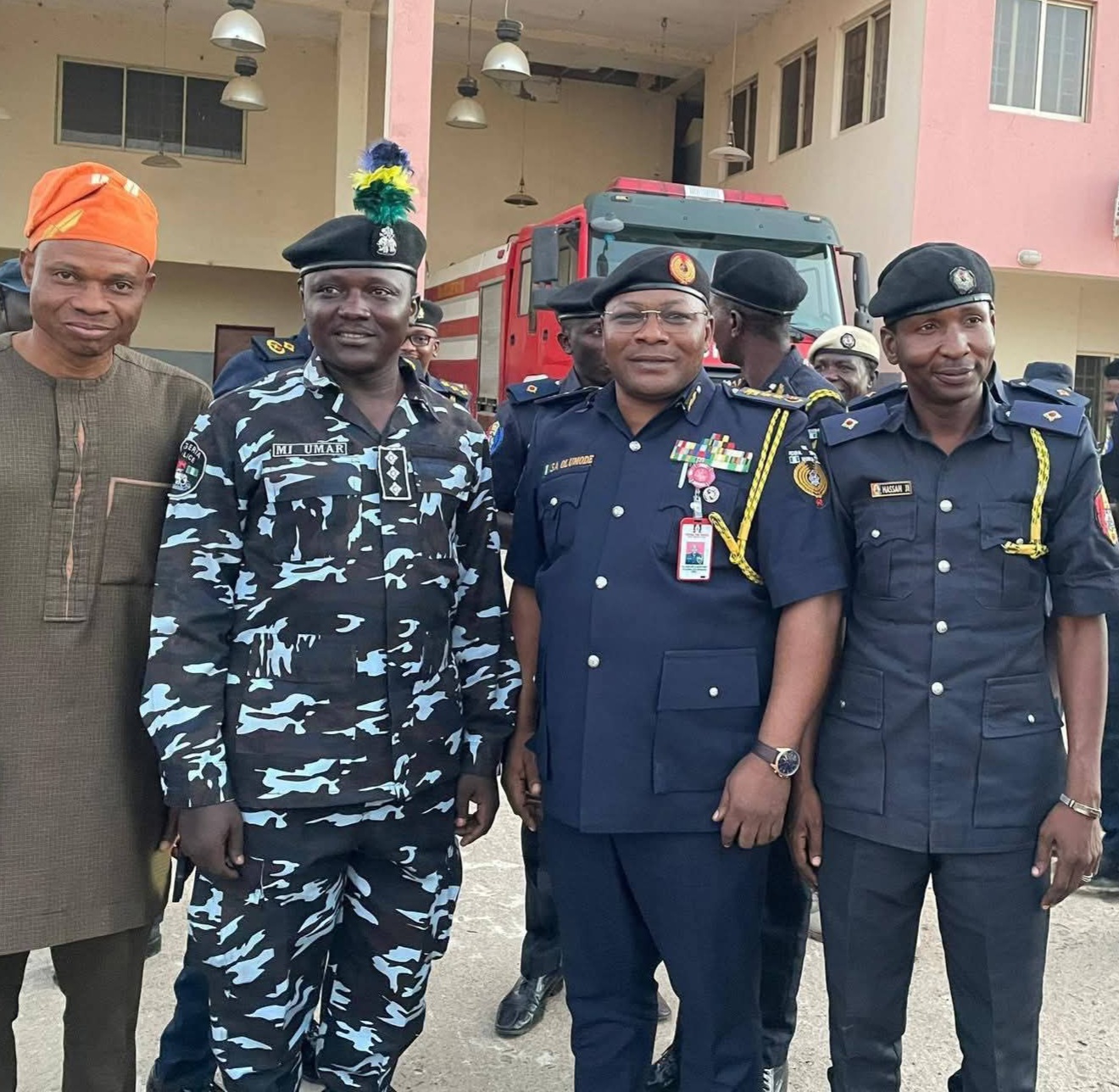 CGF Visits Police Academy Fire Station, Strengthens Safety Partnership