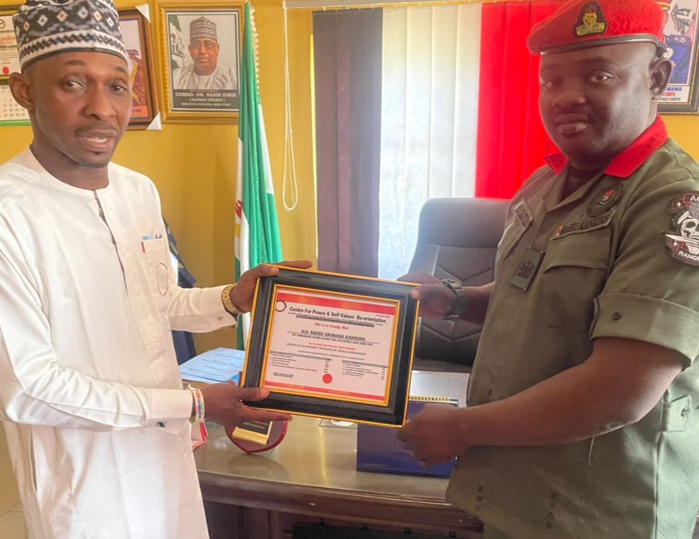Peace Advocacy Group Honours NSCDC Kebbi Commandant with Integrity Stewardship Award